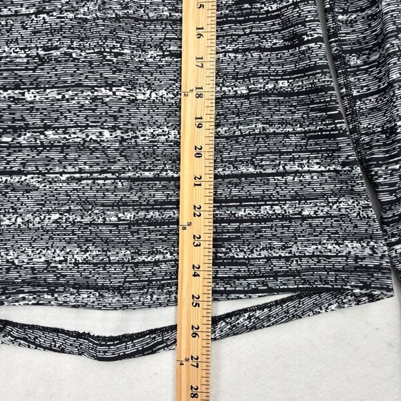 Nike Pro Half Zip Sweatshirt Size M Black Print Dri-Fit Pullover Thumbholes - Picture 9 of 11